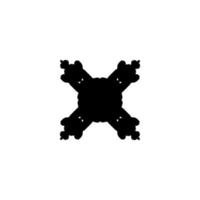 X icon icon. Simple style big sale poster background symbol. Exit button. Remove button. X brand logo design element. X t-shirt printing. Vector for sticker.