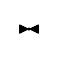 Bow tie icon. Simple style man fashion poster background symbol. Bow tie text frame. Bow tie logo design element. Bow tie t-shirt printing. Vector for sticker.