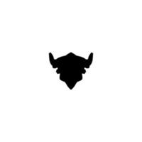 Bull icon. Simple style poster meat shop big sale background symbol. Bull brand logo design element. Bull t-shirt printing. Vector for sticker.