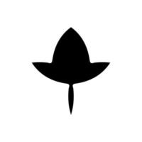 icono de flor. símbolo de fondo de cartel de tienda de flores de estilo simple. elemento de diseño del logotipo de la marca de flores. impresión de camisetas de flores. vector para pegatina.