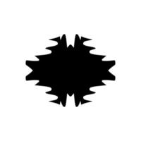 Rorschach test icon. Simple style Rorschach test background symbol. brand logo design element. Rorschach test t-shirt printing. Vector for sticker.