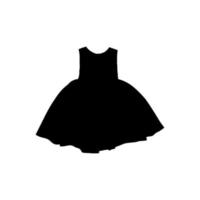 icono de vestido de mujer. símbolo de fondo de cartel de alquiler de vestido de novia de estilo simple. elemento de diseño de logotipo de marca de vestido de mujer. estampado de camisetas de mujer. vector para pegatina.