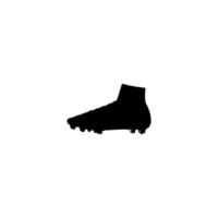 icono de botas de fútbol. símbolo de fondo de cartel de torneo de fútbol de estilo simple. elemento de diseño del logotipo de la marca de botas de fútbol. Impresión de camisetas de botas de fútbol. vector para pegatina.