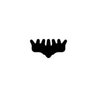 icono de la corona. símbolo de fondo de cartel de gran venta de tienda de joyería de estilo simple. elemento de diseño de logotipo de marca de lujo. impresión de camiseta de corona. vector para pegatina.