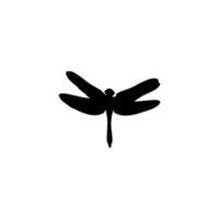 icono de libélula. símbolo de fondo de cartel de gran venta de salón de belleza de estilo simple. elemento de diseño del logo de la marca Dragonfly. impresión de camiseta de libélula. vector para pegatina.