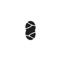 icono de capullo de gusano de seda. símbolo de fondo de cartel de gran venta de seda de estilo simple. elemento de diseño del logotipo de la marca capullo de gusano de seda. impresión de camiseta de capullo de gusano de seda. vector para pegatina.