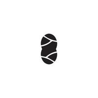 Silk worm cocoon icon. Simple style silk big sale poster background symbol. Silk worm cocoon brand logo design element. Silk worm cocoon t-shirt printing. Vector for sticker.