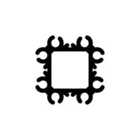 Text frame icon. Simple style big sale poster background symbol. logo design element. T-shirt printing. Vector for sticker.