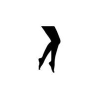 icono de piernas de mujer. símbolo de fondo de cartel de gran venta de moda de mujer de estilo simple. elemento de diseño del logo de la marca de piernas de mujer. impresión de camiseta de piernas de mujer. vector para pegatina.