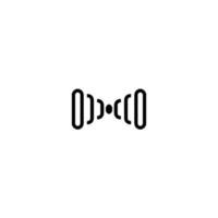 Bow tie icon. Simple style man fashion poster background symbol. Bow tie text frame. Bow tie logo design element. Bow tie t-shirt printing. Vector for sticker.