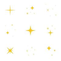 conjunto de estrellas vector