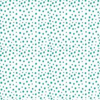 Vector seamless random small blue polka dot pattern. Irregular chaotic points. Simple modern decorative hand drawn print for design, textile, wrapping paper, scrapbooking.