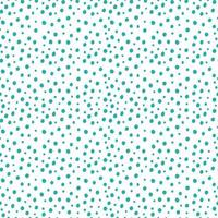 Vector seamless random small blue polka dot pattern. Irregular chaotic points. Simple modern decorative hand drawn print for design, textile, wrapping paper, scrapbooking.