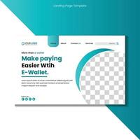 Landing Page Design Template vector