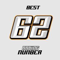 Vector Racing Number Template 62