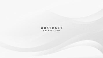 Abstract White Fluid Wave Banner Template vector