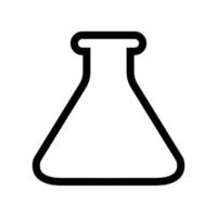Laboratory flask sign.Test tube vector icon flat style
