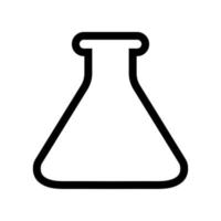 Laboratory flask sign.Test tube vector icon flat style