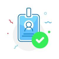 account has been registered, login success concept illustration flat design vector eps10. modern graphic element for landing page, empty state ui, infographic, icon