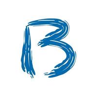 Initial B Splash Water Logo vector