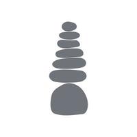 logotipo de equilibrio de roca vector