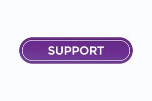 support button vectors.sign label speech bubble support vector