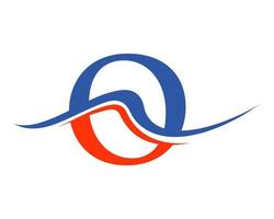 diseño inicial del logotipo de la letra o. monograma y plantilla de vector de logotipo de alfabeto creativo
