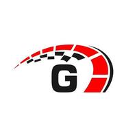 Letter G Car Automotive Template For Cars Service and Cars Repair vector