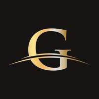 letter G Logo Design Luxury Template vector
