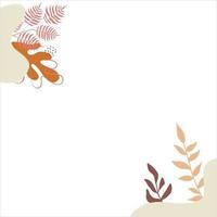 Abstract leaves background vector