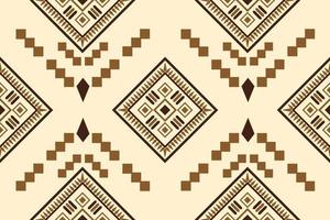Ethnic fabric pattern geometric style. Sarong Aztec Ethnic oriental pattern traditional orange background. Abstract,vector,illustration. use for texture,clothing,wrapping,decoration,carpet. vector