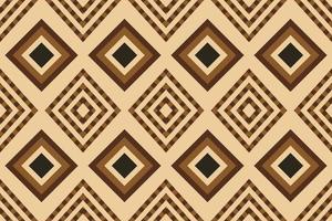 Ethnic fabric pattern geometric style. Sarong Aztec Ethnic oriental pattern traditional orange background. Abstract,vector,illustration. use for texture,clothing,wrapping,decoration,carpet. vector