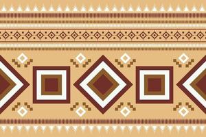 Ethnic fabric pattern geometric style. Sarong Aztec Ethnic oriental pattern traditional orange background. Abstract,vector,illustration. use for texture,clothing,wrapping,decoration,carpet. vector