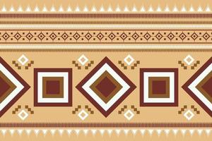 patrón de tejido étnico estilo geométrico. sarong azteca étnico oriental patrón tradicional fondo naranja. resumen, vector, ilustración. uso para textura, ropa, envoltura, decoración, alfombra. vector