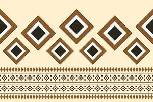 Ethnic fabric pattern geometric style. Sarong Aztec Ethnic oriental pattern traditional orange background. Abstract,vector,illustration. use for texture,clothing,wrapping,decoration,carpet. vector