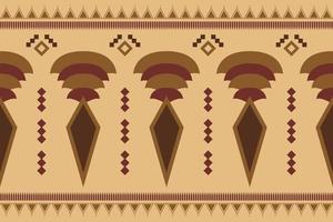 Ethnic fabric pattern geometric style. Sarong Aztec Ethnic oriental pattern traditional orange background. Abstract,vector,illustration. use for texture,clothing,wrapping,decoration,carpet. vector