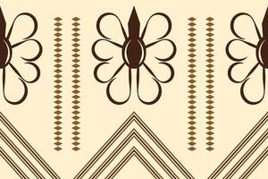 Ethnic fabric pattern geometric style. Sarong Aztec Ethnic oriental pattern traditional orange background. Abstract,vector,illustration. use for texture,clothing,wrapping,decoration,carpet. vector