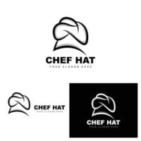 logotipo de sombrero de chef, vector de chef de restaurante, diseño para restaurante, catering, charcutería, panadería