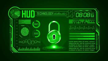 Modern HUD Technology Screen Background vector