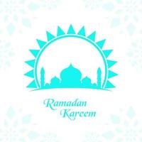 background design with illustration of mosque vector