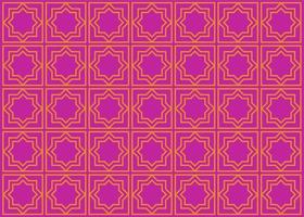 abstract pattern design with islamic concept vector