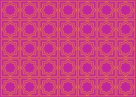 abstract pattern design with islamic concept vector