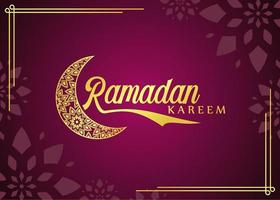 ramadan kareem greeting vector