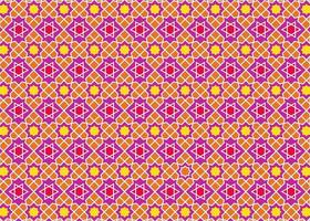 abstract pattern design with islamic concept vector