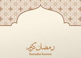 background design with islamic and ramadan theme vector