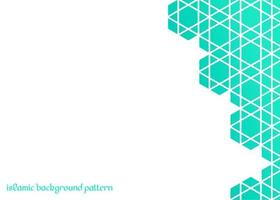 abstract pattern design with islamic concept vector