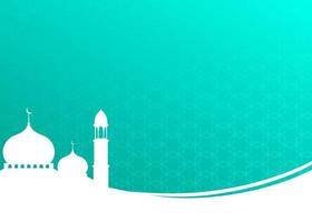 background design with Islamic theme. with illustrations of mosques. for the celebration of Islamic holidays vector