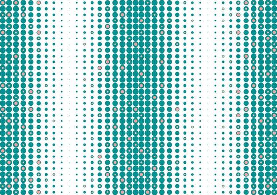 Halftone radial gradient effect background set.
