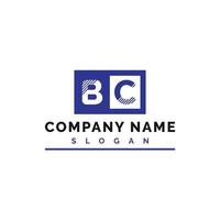 BC Letter Logo Design vector