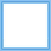 Blue and white square background color with stripe line shape. Suitable for social media post and web internet ads. Template layout. Frame, boarder for text, picture, advertisement. Empty space. vector